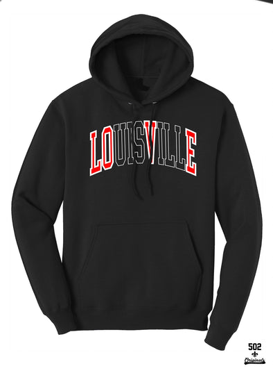 Louisville Sweatshirt | Louisville Kentucky 502 Vintage Crewneck Sweatshirt