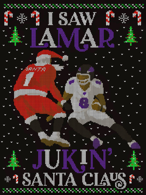 I Saw Lamar Jukin' Santa Claus Tee