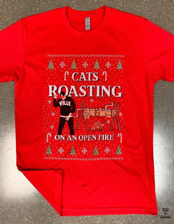 Cats Roasting On An Open Fire Tee