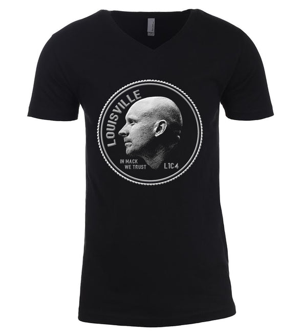 In Mack We Trust Tee (Available in Adult Black Crew, V-Neck, And Ladies V-Neck)